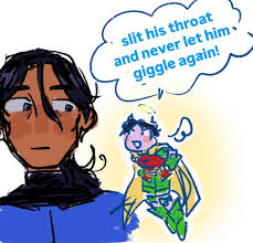 Dick alucinando con Jason por @circusofshrimps en Tumblr : r/Nightwing