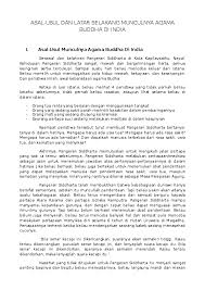 Doc Asal Usul Dan Latar Belakang Munculnya Agama Buddha Di India Putu Gayatri Academia Edu