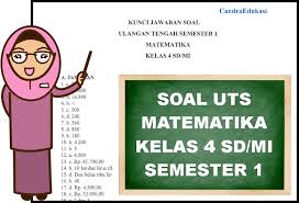 Soal matematika kelas 4 semester 1 kurikulum 2013 revisi 2017. Soal Matematika Kelas 4 Kurikulum 2013