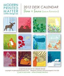 2012 Flora Fauna Desk Calendar Sale Creative Calendar Calendar Design Calendar