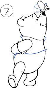 Step by step drawing of winnie the pooh and friends. How To Draw Winnie The Poo And Butterfly With Step By Step Drawing Lesson How To Draw Step By Step Drawing Tutorials
