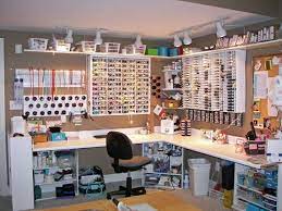 Again, it is a little desk which can be placed in any room without taking an excessive amount of space. 50 Amazing And Practical Craft Room Design Ideas And Inspirations Dream Craft Room Craft Room Design Craft Room Storage