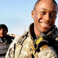 Sgt. Piero Lopez, a combat medic with the Arkansas