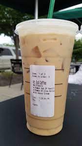 This Low Carb Iced Coffee Order At Starbucks Was Perfect 4 Pumps Of Sugar Free Van Low Carb Starbucks Drinks Iced Starbucks Drinks Starbucks Drinks Recipes