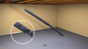 2' 10 inch to 4' 7, 15 gauge, adjustable jack post, max ext load 14,000 lbs, min ext load 18,000 lbs, additional support for crawl spaces, attic, staircase or decks, adjusts with 3/4 inch wrench, o.d. Tiger Jack Post Installation Youtube