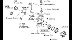 The right set of wheels for toyota sequoia can really change the way your vehicle looks and performs. 2000 Toyota 4runner Steering Knuckle Tear Down Youtube