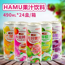 台湾经典休闲饮品hamu芒果汁饮料进口饮料整箱批发490ml 包装