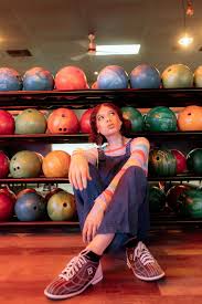 My bowling outfit was a success last night … at least in gutter lane style. 70 S Inspired Bowling Alley Shoot Emily Lc Photography Vintage Photoshoot Retro Photography Fun Photoshoot