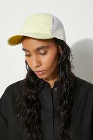 Wood Wood cotton baseball cap Brian yellow color at PRM US