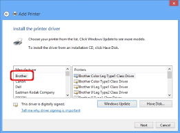 If you has any drivers problem, just download driver detection tool, this professional drivers tool will help you fix the driver problem for windows 10, 8.1, 7, vista and xp. Install The Built In Drivers For Windows 8 Or Later Brother