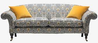 William morris curtain fabric 'melsetter' 3.4 metres (340cm) indigo linen blend. Pin On Living Room Jvt