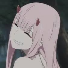 Upscaled to 1080p using waifu2x: Zero Two Profile Pic Posted By Zoey Simpson