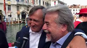 Brugnaro: "Venezia porta fortuna, speriamo anche alla Ferrari", ma Vettel  fa un incidente il 2 settember 2018