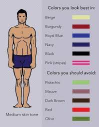 How To Look Fabulous By Choosing The Right Dress Colour Dark Skin Men Men Style Tips Skin Tone Clothing