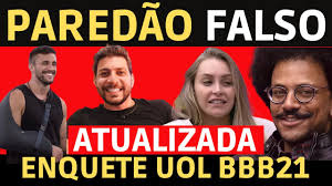 Clique aqui entrar no gshow e votar no paredao do bbb21. Bbb 21 Enquete Do Paredao Falso Aponta Carla Diaz Para Ir Ao Quarto Secreto Arthur Tem A Menor Porcentagem Bolavip Brasil