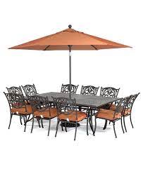 800 x 800 jpeg 123 кб. Furniture Chateau Outdoor Cast Aluminum 11 Pc Dining Set 84 X 60 Dining Table And 10 Dining Chairs Created For Macy S Reviews Furniture Macy S