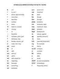 Life Hack Useful Abbreviations School Help Note Taking Tips School Study Tips