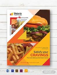 Free Delicious Fast Food Flyer Template Word Doc Psd Apple Mac Pages Publisher Illustrator Food Food Template Fast Food Specials
