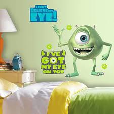 Find the best monsters inc bedding sets from across the web at bedding finder! Disney Monsters Inc Mike Wazowski Giant Peel And Stick Wall Decals Bed Bath Beyond