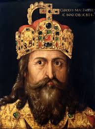 Porträtt av Karl den Store (742-814)"" Målning från Albrecht Dürers  verkstad, ca 1514 Deutsches Historisches Museum Berlin Tyskland