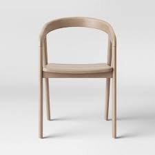 Lana Wood Armed Dining Chair Natural Project 62 In 2020 Plastic Dining Chairs Dining Chairs Wooden Dining Chairs