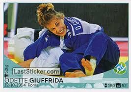 World cadet silver in 2009 and world junior bronze in 2013. Sticker 96 Odette Giuffrida Panini Italia Team Rio 2016 Laststicker Com