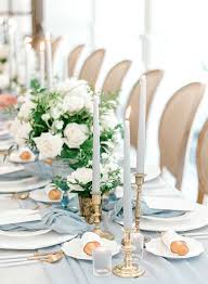 Elegant Ivory Blue Baby Shower Inspired By This In 2020 Bridal Shower Decorations Elegant Blue Wedding Flowers Bridal Shower Decorations