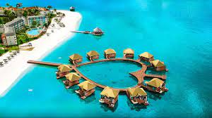 Inside Jamaica S Over Water Bungalows With Glass Floors Sandals South Coast Jamaica Resorts Sandals Resorts Jamaica