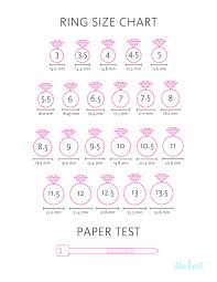 ring size chart how to measure ring size measure ring