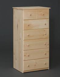 It's beautiful as it is or you can stain, paint or wax it the way you like to create a personally designed chest of drawers. Pine 6 Drawer Chest Unfinished Bargain Box And Bunks