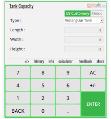 Tank Capacity Calculator Work With Steps