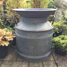 For other sizes & wholesale purchases, please contact us for more information. Extra Large Vintage Style Metal Milk Churn Garden Planter Flower Pot Ornament Ebay