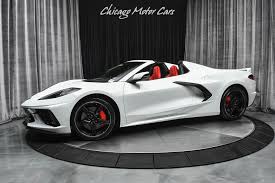 2021 chevrolet corvette stingray won't get price hike. Used 2021 Chevrolet Corvette Stingray Z51 Convertible Gorgeous White On Red Z51 Package For Sale Special Pricing Chicago Motor Cars Stock 18011