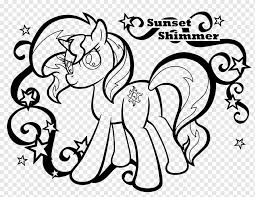 Gambar berikut adalah gambar mewarnai hewan, yaitu kuda poni. Sunset Shimmer Princess Luna Buku Mewarnai My Little Pony Friendship Is Magic Others Kuda Putih Anak Png Pngwing