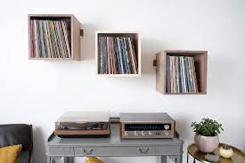 The racks come unfinished, ready to be stained or painted, or for an additional fee they can be customized with veneer in the color and finish of. Deep Cut Handmade Wooden Home Goods Decor Deep Cut Record Shelves