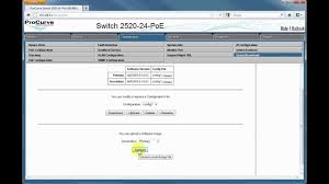 Cara Upgrade Firmware Boot Rom Untuk Hp Procurve Switch 2520 Youtube