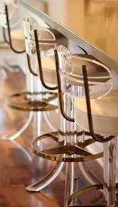 Sacramento Street Living With Great Style Interiors These Chairs Are The Bomb Lucite Bar Stools Bronze Bar Stool Acrylic Furniture