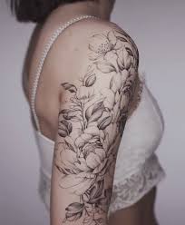 Shoulder Upper Arm Tattoo Female In 2020 Upper Arm Tattoos Arm Tattoos For Women Upper Half Sleeve Tattoo Upper Arm