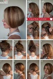 Top 10 Greatest Tutorials For Short Hair Top Inspired Hair Romance Short Hair Tutorial Long Hair Styles