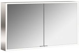 Emco asis guest wc module 976027570 paper holder, toilet brush set. Emco Asis Prime Lichtspiegelschrank Aufputzmodell 2 Turen Mit Lichtpaket 1200mm Online Shop Im Bereich Bad Und Sanitar Badquadrat De