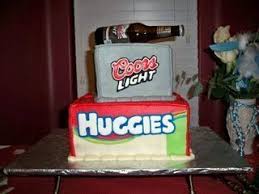 Guy Friendly Baby Showers Beer And Diapers Theme Baby Shower Funny Baby Shower Cakes Shower Cakes