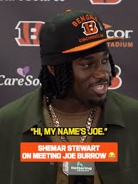 "joe, by the way" 💀 #joeburrow #shemarstewart #cincinnati #bengals  #nfldraft #nfl @Cincinnati Bengals