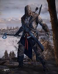 A Digital Painting I Painted Of Connor From Assassin S Creed 3 In Photoshop Using A Pen Tablet Assassins Creed Art Assassins Creed Assassins Creed Artwork