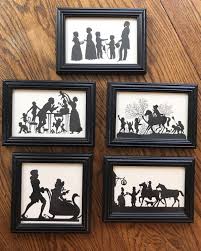 Group Of 5 Silhouettes Leib Image Archives Historical Etsy Family Frames Entry Decor Image Archive