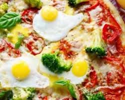 Recette De Pizza Tomate Brocoli Gruyere Et Oeuf Sur Le Plat Recette Recettes De Cuisine Oeuf Au Plat Recette