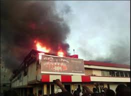Kuboye street, near oniru new market, oniru, lekki phase 1, lagos Prince Ebeano Supermarket Is Currently On Fire In Lekki Phase 1 Area Of Lagos Gistmania
