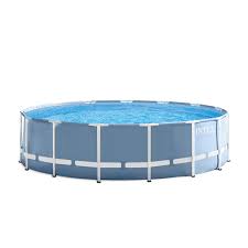 Bestway Power Steel 24 X 52 Frame Swimming Pool Set With Pump Ladder And Cover Walmart Com Intex Above Ground Pool In Ground Pools