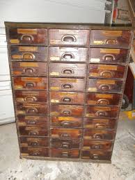 Vintage Antique Industrial Steel Cabinet With 30 Wood Drawers Ford Related Vintage Industrial Furniture Industrial Furniture Industrial Outdoor Furniture
