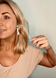 Nola Monogram Earrings TikTok popular Shop