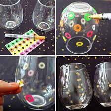 3 Easy Ways To Make Pretty Polka Dot Decor Polka Dot Diy Bottle Crafts Glass Crafts